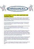 CJE MATERNITY ACTUAL MAIN QUESTIONS AND ANSWERS SURE A&period;pdf