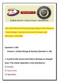NSG 5140 Advanced Pathophysiology Midterm Exam Review 2 &vert; South College &vert; Questions and Correct Answers with Rationales &vert; 2026 Q&A