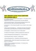CHPA INDUSTRY ACTUAL FINALS QUESTIONS AND ANSWERS SURE A&period;pdf