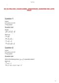 MAT 101 FINAL EXAM &vert; COLLEGE ALGEBRA - STRAIGHTERLINE &vert; GUARANTEED PASS&vert; LATEST UPDATE 2026&sol;27