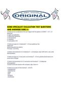 ECMO SPECIALIST EVALUATION TEST QUESTIONS AND ANSWERS SURE A&period;pdf