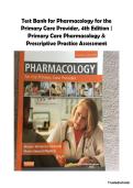 Pharmacology for the Primary Care Provider&comma; 4th Edition Test Bank &vert; Marilyn Winterton Edmunds & Maren Stewart Mayhew &vert; Complete Questions & Answers