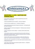 HEMISPHERES 3&period;0 LEVEL 5 QUESTIONS AND&NewLine;ANSWERS SURE A&plus;