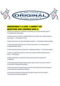 HEMISPHERES 3&period;0 LEVEL 5 CORRECT SET&NewLine;QUESTIONS AND ANSWERS SURE A&plus;