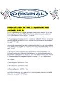 BORDER PATROL ACTUAL SET QUESTIONS AND ANSWERS SURE A&period;pdf