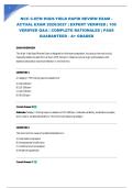 NCC C-EFM HIGH-YIELD RAPID REVIEW EXAM - ACTUAL EXAM 2026&sol;2027 &vert; EXPERT VERIFIED &vert; 100 VERIFIED Q&A &vert; Complete Rationales &vert; Pass Guaranteed - A&plus; Graded