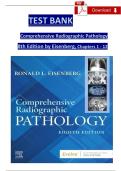 Test Bank For Comprehensive Radiographic Pathology&comma; 8th Edition by Ronald L&period; Eisenberg &lpar;Chapters 1 - 12&rpar;