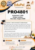 PRO4801 Assignment 3 &lpar;COMPLETE ANSWERS&rpar; 2026 - DUE August 2026