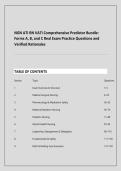 NGN ATI RN VATI Comprehensive Predictor Bundle&colon; Forms A&comma; B&comma; and C Real Exam Practice Questions and Verified Rationales