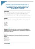 HESI MED-SURG RN CUSTOM EXAM &lpar;MED SURG II&rpar; - ACTUAL EXAM 2026&sol;2027 &vert; EXPERT VERIFIED &vert; 150 VERIFIED Q&A &vert; Complete Rationales &vert; Pass Guaranteed - A&plus; Graded