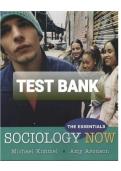 Test Bank for Sociology Now&colon; The Essentials by Kimmel & Aronson &vert; Complete Study Guide &vert; Elizabeth Pare