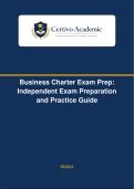 Business Charter Exam &vert; Revision Notes and Self-Assessment
