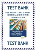 Test Bank for Safe Maternity and Pediatric Nursing Care&comma; 2nd Edition &vert; Complete Chapters &vert; Latest Study Guide 2026 &vert; Linnard-Palmer
