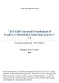 Test Bank Varcarolis- Foundations of Psychiatric-Mental Health Nursing A Clinical 9th Edition by Margaret Jordan Halter Test Bank Chapter 1-36 UPDATED LATEST&period;&NewLine;&NewLine;