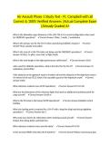 Air Assault Phase 1 Study Test - Ft&period; Campbell with all Correct & 100&percnt; Verified Answers &vert;Actual Complete Exam &vert;Already Graded A&plus;