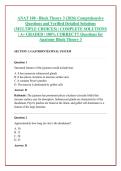 ANAT 100 - Block Theory 3 &lpar;2026&rpar; Comprehensive &NewLine;Questions and Verified Detailed Solutions &NewLine;&lpar;MULTIPLE CHOICES&rpar; &vert; COMPLETE SOLUTIONS &NewLine;&vert; A&plus; GRADED &vert; 100&percnt; CORRECT&excl;&excl; Questions for &NewLine;Anatomy Block Theory 3 
