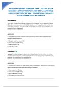HESI RN MED-SURG VERSION B EXAM - ACTUAL EXAM 2026&sol;2027 &vert; EXPERT VERIFIED &vert; NGN-STYLE &vert; MULTIPLE-CHOICE &vert; 125 VERIFIED Q&A &vert; COMPLETE RATIONALES &vert; PASS GUARANTEED - A&plus; GRADED