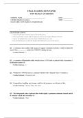 TCFP Hazmat awareness exam &vert;Hazmat awareness and operations&vert; Questions and Answers &vert;2026 Latest Update with complete solutions