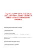 WGU C207 OA Exam Questions and Answers 2027 &vert; Complete Study Guide with Rationales&NewLine;