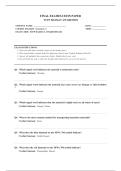 TCFP Hazmat awareness exam &vert;Hazmat awareness and operations&vert; Questions and Answers &vert;2026 Latest Update with complete solutions