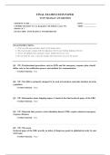 TCFP Hazmat awareness exam &vert;1st Responders 5th edition course worhbook&vert; Questions and Answers &vert;2026 Latest Update with complete solutions
