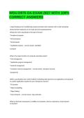 WGU D075 OA Exam Questions and Answers 2027 &vert; Complete Study Guide