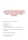 WGU C207 OA Exam Questions and Answers 2027 &vert; Complete Study Guide with Rationales&NewLine;