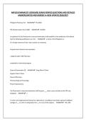 NAPLEX &lpar;PHAMACIST LICENSURE&rpar; EXAM&vert;VERIFIED QUESTIONS AND DETAILED ANSWERS&vert;RATED AND GRADED A&plus; NEW UPDATE&vert;2026&sol;2027