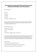 NAPLEX &lpar;PHAMACIST LICENSURE&rpar; EXAM&vert;VERIFIED QUESTIONS AND DETAILED ANSWERS&vert;RATED AND GRADED A&plus; NEW UPDATE&vert;2026&sol;2027