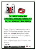 PN 2002 Final Exam Review 2026&sol;2027 &vert; 60&plus; Questions & Answers &vert; Therapeutic Communication&comma; Conflict Resolution&comma; Cultural Competence&comma; Dementia & SBAR