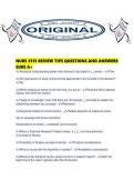 NURS 3515 REVIEW TIPS QUESTIONS AND ANSWERS SURE A&period;pdf