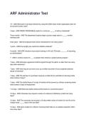 ARF Administrator Test Latest &lpar;2026&sol;2027&rpar; Verified Answers by Experts&NewLine;