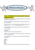 CRNFA COMPREHENSIVE EXAMS QUE