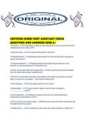 CERTIFIED NURSE FIRST ASSISTANT CRNFA QUESTIONS AND ANSWERS SURE A&period;pdf