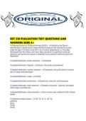 RST 230 EVALUATION TEST QUESTIONS AND ANSWERS SURE A&period;pdf