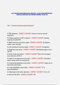 CAA- CERTIFIED ANESTHESIOLOGIST ASSISTANT &vert; LATEST EXAM PREPARATION - COMPLETE QUESTIONS AND VERIFIED ANSWERS - STUDY AID&NewLine;&NewLine;