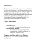 Mutation and Its Types &ndash; Complete Genetics Notes &vert; Gene&comma; Chromosomal & DNA Mutations