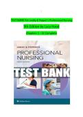 Test Bank for Leddy & Pepper&rsquo;s Professional Nursing&comma; 9th Edition &vert; Lucy Hood &vert; Chapters 1&ndash;22 Complete &vert; 2026 Exam Prep