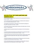 LGS 200 ACTUAL TEST PAPER QUESTIONS AND ANSWERS SURE A&period;pdf