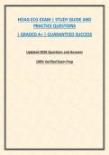 HOAG ECG EXAM &vert; COMPLETE STUDY GUIDE&comma; PRACTICE QUESTIONS AND ANSWERS