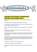 IAHCSMM CIS INSTRUMENT COMPREHENSIVE QUESTIONS AND ANSWERS SURE A&period;pdf&NewLine;&NewLine;1&period; Document information