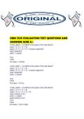 CMN 152V EVALUATION TEST QUESTIONS AND ANSWERS SURE A&period;pdf