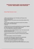 AMATEUR RADIO TECHNICIAN LICENSE &vert; LATEST EXAM QUESTIONS AND SOLUTIONS - VERIFIED ANSWERS - STUDENT SUCCESS GUIDE&NewLine;&NewLine;