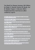 Testbank&colon; Human Anatomy 9th Edition by Marieb&comma; Brady&comma; Mallatt &ndash; Complete Chapters 1-25 Questions & Verified Answers &lpar;2026&rpar;