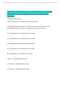 ATSSA Traffic Control Supervisor Re-certification Exam &lpar;Latest Update&NewLine;2026&vert;2027&rpar; With Correct Detailed Answers &vert;Already A&plus; Graded&NewLine;&lpar;100&percnt;Pass&rpar;