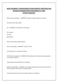 MPJE &lpar;PHARMACY JURISPRUDENCE&rpar; EXAM&vert;VERIFIED QUESTIONS AND DETAILED ANSWERS&vert;RATED AND GRADED A&plus; NEW UPDATE&vert;2026&sol;2027