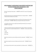 MPJE &lpar;PHARMACY JURISPRUDENCE&rpar; EXAM&vert;VERIFIED QUESTIONS AND DETAILED ANSWERS&vert;RATED AND GRADED A&plus; NEW UPDATE&vert;2026&sol;2027
