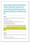 Nassco Pipeline Assessment Certification &NewLine;Program &lpar;Pacp&rpar; Exam Questions And &NewLine;Correct Answers &lpar;Verified Answers&rpar; Plus &NewLine;Rationales 2026 Q&A &vert; Instant Download &NewLine;Pdf 