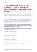 AANP FNP CERTIFICATION ACTUAL EXAM 2023