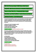 BSN 315 Pharmacology II HESI Exam Q&A Bank &vert; &NewLine;Complete with Correct Answers & Detailed Rationales &vert;&NewLine; Pass on Your First Try &vert; Frequently Most Tested &NewLine;Questions and Well Verified &vert; Latest Exam and Newest&NewLine; Updated Version &vert; Just Released &excl;&excl;&excl;&NewLine;